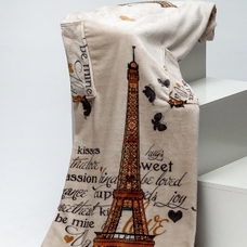 Плед із рукавами з мікрофібри «Paris» придбати в інтернет-магазині Супер Пуперс