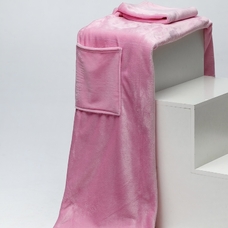 Плед із рукавами з мікрофібри, рожевий придбати в інтернет-магазині Супер Пуперс