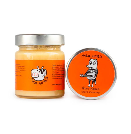 Мёд с цедрой апельсина «Фокс мажор», 230 г