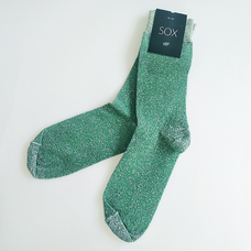 Шкарпетки з люрексом "Green dust" придбати в інтернет-магазині Супер Пуперс