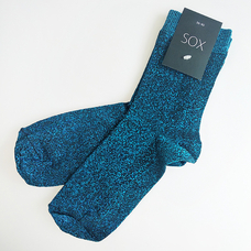 Шкарпетки з люрексом "Indigo dust" придбати в інтернет-магазині Супер Пуперс