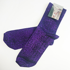 Носки с люрексом «Violet dust» купить в интернет-магазине Супер Пуперс