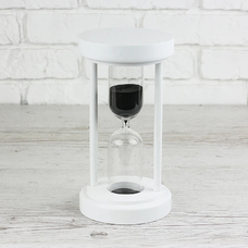 Песочные часы «White-Black» на 50 минут купить в интернет-магазине Супер Пуперс