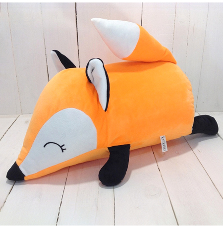 Подушка-валик «Фокси», оранжевая