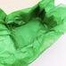 Подарочная коробка «Крафтовая», с зелёной тишью