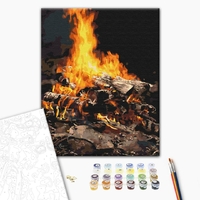 Картина по номерам «Багаття» Картина по номерам «Багаття»