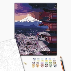 Картина за номерами «Гора Фудзі» придбати в інтернет-магазині Супер Пуперс
