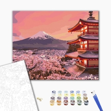 Картина по номерам «Традиційна Японія» купить в интернет-магазине Супер Пуперс