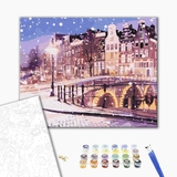 Картина по номерам «Казка зимового Амстердаму»