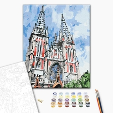 Картина за номерами «Костел Святого Миколая» придбати в інтернет-магазині Супер Пуперс