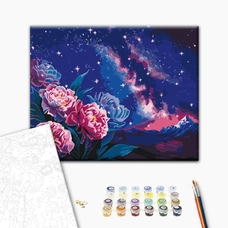Картина за номерами «Нічні квіти» придбати в інтернет-магазині Супер Пуперс