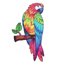 Дерев'яний пазл «Папуга» придбати в інтернет-магазині Супер Пуперс