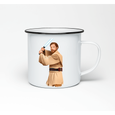Эмалированная кружка «Obi-Wan» купить в интернет-магазине Супер Пуперс