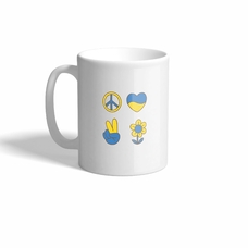 Чашка «Peace for Ukraine» придбати в інтернет-магазині Супер Пуперс