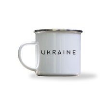 Емальований кухоль «Ukraine» придбати в інтернет-магазині Супер Пуперс