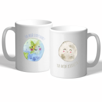 Парні чашки «Супутник і Планета»