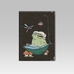 Обложка на паспорт «A frog in the bath»