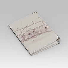 Обложка на паспорт «A rat in the bathroom» купить в интернет-магазине Супер Пуперс