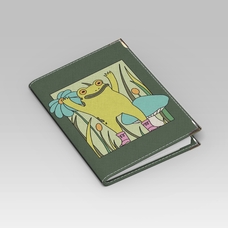 Обложка на паспорт «Счастливая лягушка» купить в интернет-магазине Супер Пуперс