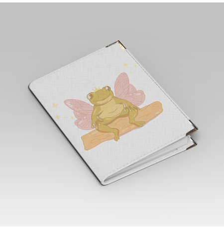 Обложка на паспорт «Princess frog»