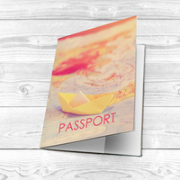 Обложка на паспорт «Бумажный кораблик»