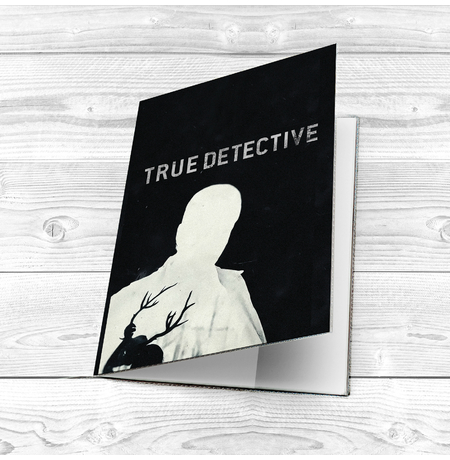 Обложка на паспорт «True Detective black»