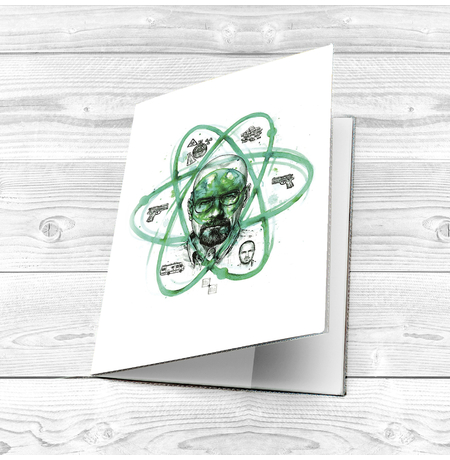 Обложка на паспорт «Heisenberg`s atom»