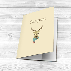 Обложка на паспорт «Животные-хипстеры» купить в интернет-магазине Супер Пуперс
