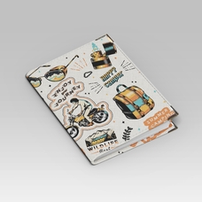 Обложка на паспорт «Happy camper» купить в интернет-магазине Супер Пуперс