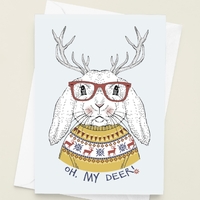 Открытка «Oh, my deer!»