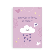 Листівка «Everyday with you is perfect» придбати в інтернет-магазині Супер Пуперс