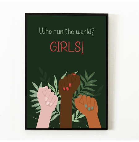 Постер «Girls run the world»