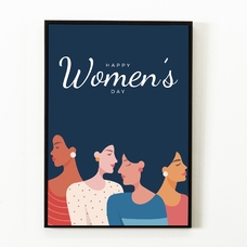 Постер «Happy Women's Day» купить в интернет-магазине Супер Пуперс