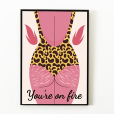 Постер «You are on fire» купить в интернет-магазине Супер Пуперс