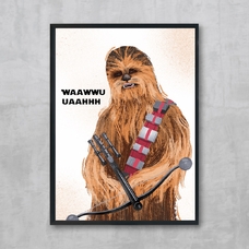 Постер «Chewbacca», ваш текст придбати в інтернет-магазині Супер Пуперс