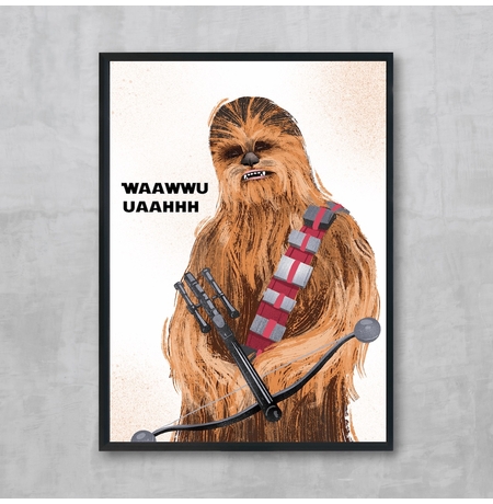 Постер «Chewbacca», англ