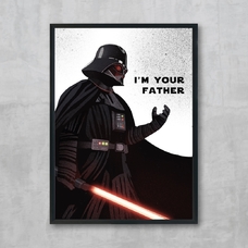 Постер «Darth Vader», ваш текст купить в интернет-магазине Супер Пуперс