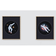 Набор из 2 постеров «Astronauts» купить в интернет-магазине Супер Пуперс