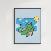 Постер «Динозавр під сонцем»