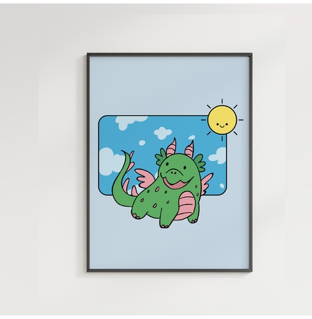 Постер «Динозавр под солнцем»
