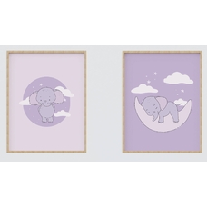 Набор из 2 постеров «Elephants» купить в интернет-магазине Супер Пуперс