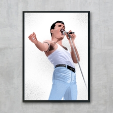 Постер «Freddie Mercury» придбати в інтернет-магазині Супер Пуперс