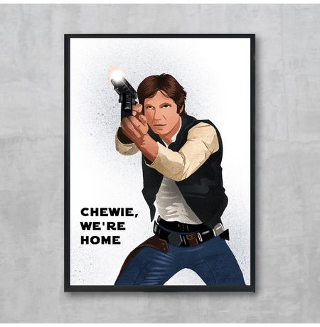 Постер «Han Solo», ваш текст