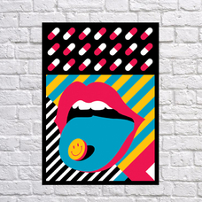 Постер «Lips» придбати в інтернет-магазині Супер Пуперс