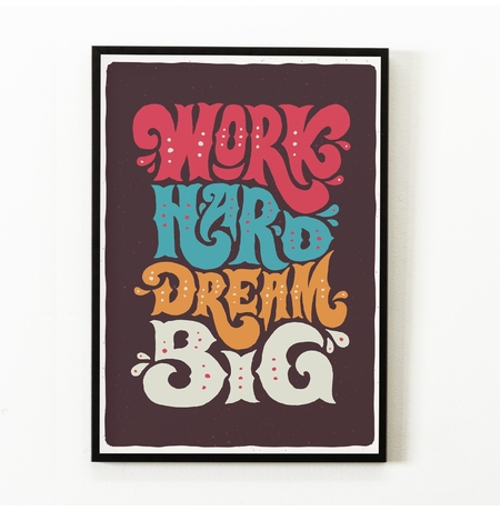 Постер «Dream big»
