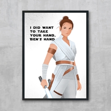 Постер «Rey», ваш текст купить в интернет-магазине Супер Пуперс