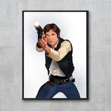 Постер «Han Solo» без текста купить в интернет-магазине Супер Пуперс