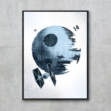 Постер «Death Star» придбати в інтернет-магазині Супер Пуперс