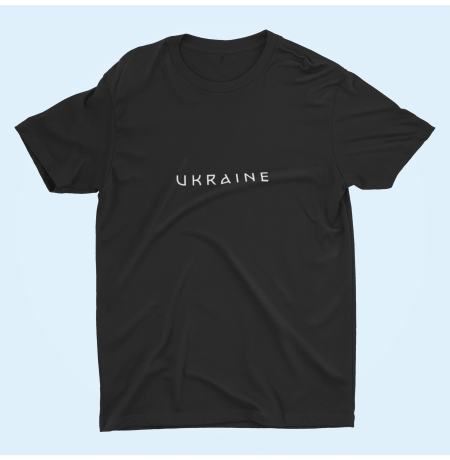 Футболка «Ukraine», чорна