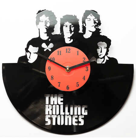Вініловий годинник "The Rolling Stones"